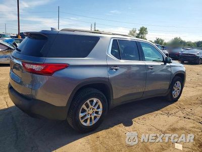 Trzecie zdjęcie samochodu z tyłu: 2021 CHEVROLET TRAVERSE LT VIN:1GNEVGKW7MJ261084 - miniatura