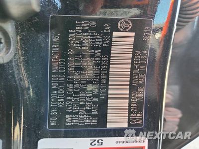 Zdjęcie 13 z 13 samochodu: 2023 TOYOTA CAMRY SE VIN:4T1G11AK8PU793595 - miniatura