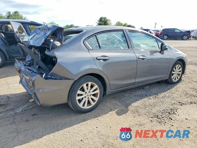 Trzecie zdjęcie samochodu z tyłu: 2012 HONDA CIVIC EX VIN:2HGFB2F80CH528071 - miniatura