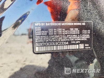Zdjęcie 12 z 12 samochodu: 2020 BMW X3 SDRIVE30I VIN:5UXTY3C03L9C23394 - miniatura