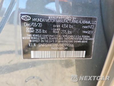 Zdjęcie 12 z 12 samochodu: 2021 HYUNDAI SONATA LIMITED VIN:5NPEH4J28MH099066 - miniatura