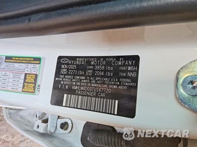 Zdjęcie 12 z 13 samochodu: 2026 HYUNDAI ELANTRA SEL SPORT VIN:KMHLM4DG9TU147720 - miniatura