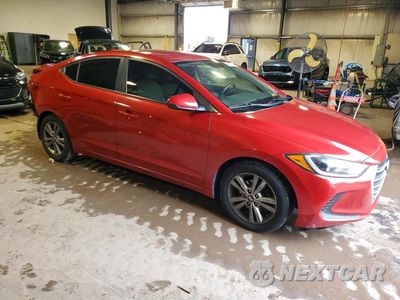 Czwarte zdjęcie samochodu z boku: 2018 HYUNDAI ELANTRA SEL VIN:5NPD84LFXJH379742 - miniatura