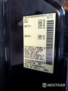 Zdjęcie 13 z 13 samochodu: 2013 NISSAN MAXIMA 3.5 S VIN:1N4AA5AP9DC840010 - miniatura