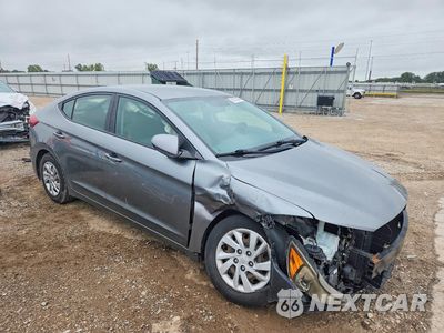 Czwarte zdjęcie samochodu z boku: 2017 HYUNDAI ELANTRA SE VIN:KMHD74LF5HU428411 - miniatura