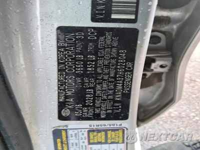 Zdjęcie 12 z 12 samochodu: 2017 KIA RIO LX VIN:KNADM4A37H6028048 - miniatura