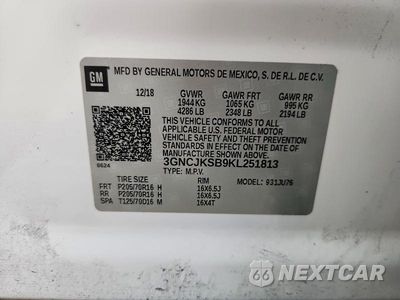 Zdjęcie 12 z 12 samochodu: 2019 CHEVROLET TRAX LS VIN:3GNCJKSB9KL251813 - miniatura