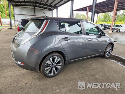 Trzecie zdjęcie samochodu z tyłu: 2017 NISSAN LEAF SV VIN:1N4BZ0CPXHC303097 - miniatura