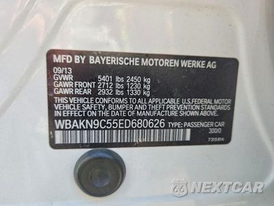 Zdjęcie 12 z 12 samochodu: 2014 BMW 550 I VIN:WBAKN9C55ED680626 - miniatura
