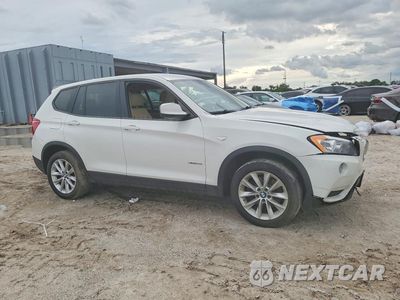 Czwarte zdjęcie samochodu z boku: 2014 BMW X3 XDRIVE28I VIN:5UXWX9C59E0D11971 - miniatura