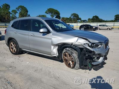 Czwarte zdjęcie samochodu z boku: 2020 BMW X3 XDRIVE30I VIN:5UXTY5C08L9C56242 - miniatura