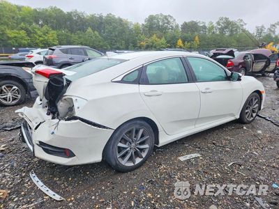 Trzecie zdjęcie samochodu z tyłu: 2020 HONDA CIVIC EXL VIN:19XFC1F75LE219138 - miniatura