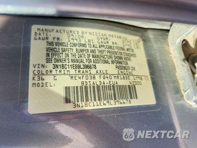 Zdjęcie 12 z 12 samochodu: 2009 NISSAN VERSA 1.8 S VIN:3N1BC11E69L396678 - miniatura