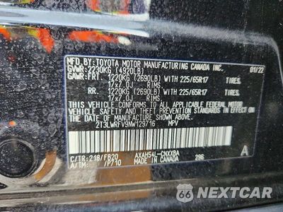 Zdjęcie 14 z 14 samochodu: 2022 TOYOTA RAV4 LE VIN:2T3LWRFV9NW129716 - miniatura