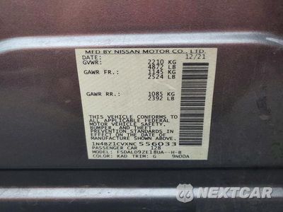 Zdjęcie 12 z 12 samochodu: 2022 NISSAN LEAF SV PLUS VIN:1N4BZ1CVXNC556033 - miniatura