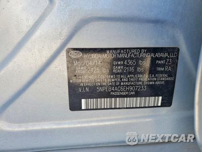 Zdjęcie 12 z 12 samochodu: 2014 HYUNDAI SONATA GLS VIN:5NPEB4AC6EH907233 - miniatura