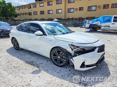 Czwarte zdjęcie samochodu z boku: 2023 ACURA INTEGRA A-SPEC VIN:19UDE4H31PA015539 - miniatura