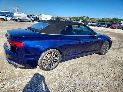Trzecie zdjęcie samochodu z tyłu: 2024 AUDI S5 PREMIUM PLUS VIN:WAUW4GF58RN000190 - miniatura