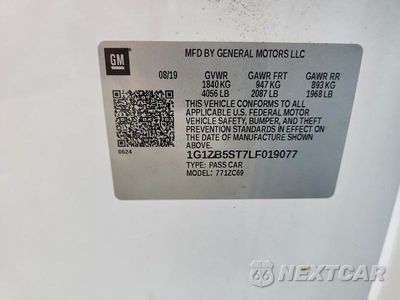 Zdjęcie 12 z 12 samochodu: 2020 CHEVROLET MALIBU LS VIN:1G1ZB5ST7LF019077 - miniatura