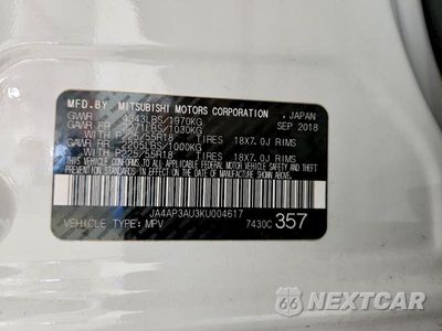 Zdjęcie 12 z 12 samochodu: 2019 MITSUBISHI OUTLANDER SPORT ES VIN:JA4AP3AU3KU004617 - miniatura