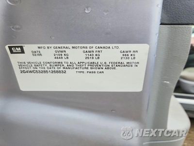Zdjęcie 12 z 12 samochodu: 2005 BUICK LACROSSE CX VIN:2G4WC532851268832 - miniatura