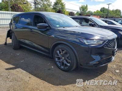 Czwarte zdjęcie samochodu z boku: 2023 ACURA MDX A-SPEC VIN:5J8YE1H08PL042196 - miniatura