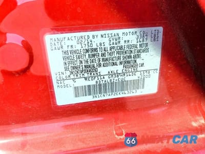 Zdjęcie 13 z 13 samochodu: 2014 NISSAN VERSA 1.6 SV VIN:3N1CN7AP2EK463263 - miniatura