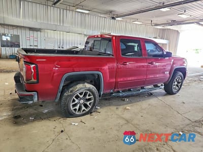 Trzecie zdjęcie samochodu z tyłu: 2018 GMC SIERRA K1500 SLT VIN:3GTU2NEC2JG284501 - miniatura