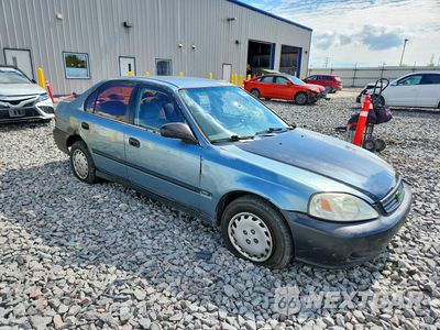 Czwarte zdjęcie samochodu z boku: 1999 HONDA CIVIC LX VIN:1HGEJ667XXL051221 - miniatura