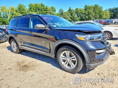 Czwarte zdjęcie samochodu z boku: 2021 FORD EXPLORER XLT VIN:1FMSK8DH4MGA09892 - miniatura
