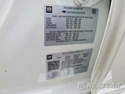 Zdjęcie 12 z 12 samochodu: 2022 CHEVROLET SILVERADO K1500 CUSTOM VIN:1GCPDBEK8NZ535542 - miniatura