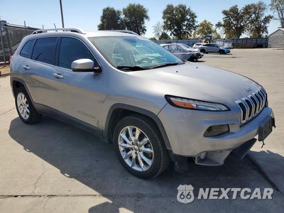 Czwarte zdjęcie samochodu z boku: 2015 JEEP CHEROKEE LIMITED VIN:1C4PJLDB4FW765842 - miniatura