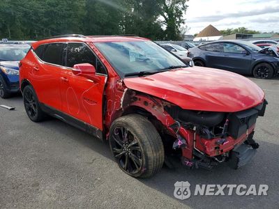 Czwarte zdjęcie samochodu z boku: 2022 CHEVROLET BLAZER RS VIN:3GNKBKRS3NS231615 - miniatura