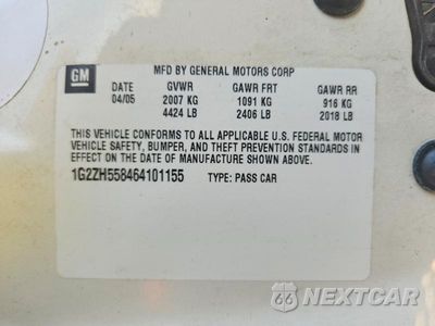 Zdjęcie 12 z 12 samochodu: 2006 PONTIAC G6 GT VIN:1G2ZH558464101155 - miniatura