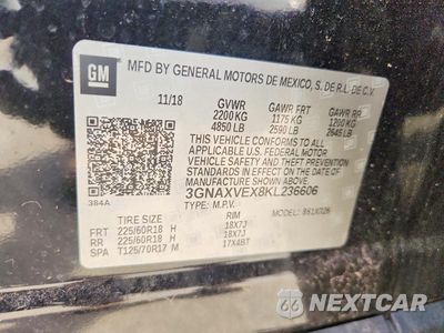 Zdjęcie 14 z 14 samochodu: 2019 CHEVROLET EQUINOX LT VIN:3GNAXVEX8KL236606 - miniatura