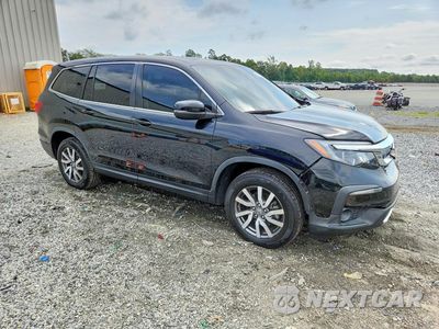 Czwarte zdjęcie samochodu z boku: 2022 HONDA PILOT EXL VIN:5FNYF6H53NB018330 - miniatura
