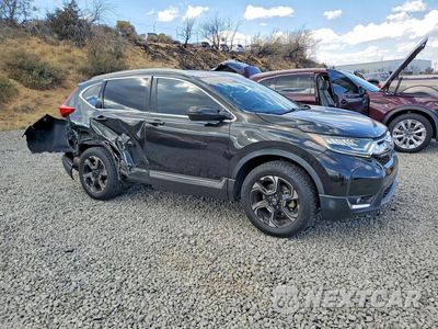 Czwarte zdjęcie samochodu z boku: 2019 HONDA CR-V TOURING VIN:5J6RW2H98KL000053 - miniatura