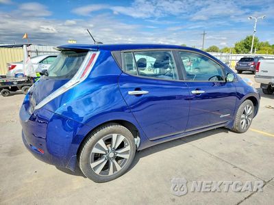 Trzecie zdjęcie samochodu z tyłu: 2016 NISSAN LEAF SV VIN:1N4BZ0CP8GC302111 - miniatura