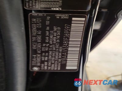 Zdjęcie 12 z 12 samochodu: 2001 BMW 3 SERIES I VIN:WBAAV53481FJ69597 - miniatura