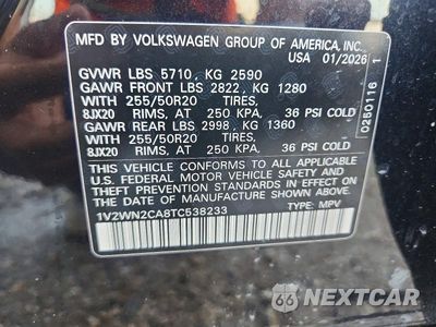 Zdjęcie 13 z 13 samochodu: 2026 VOLKSWAGEN ATLAS SE VIN:1V2WN2CA8TC538233 - miniatura