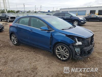 Czwarte zdjęcie samochodu z boku: 2016 HYUNDAI ELANTRA GT BASE VIN:KMHD35LH7GU298679 - miniatura