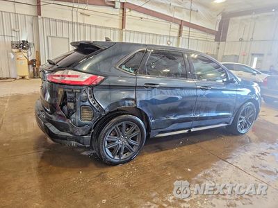 Trzecie zdjęcie samochodu z tyłu: 2022 FORD EDGE SEL VIN:2FMPK4J97NBA56533 - miniatura