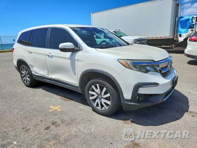 Czwarte zdjęcie samochodu z boku: 2019 HONDA PILOT EX VIN:5FNYF5H36KB002756 - miniatura