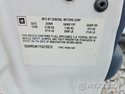 Zdjęcie 12 z 12 samochodu: 2000 BUICK LESABRE LIMITED VIN:1G4HR54K1YU215212 - miniatura