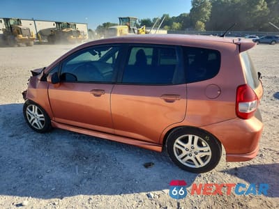 Drugie zdjęcie samochodu z przodu: 2007 HONDA FIT S VIN:JHMGD38687S005571 - miniatura