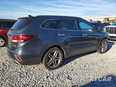 Trzecie zdjęcie samochodu z tyłu: 2017 HYUNDAI SANTA FE SE ULTIMATE VIN:KM8SRDHF6HU179675 - miniatura