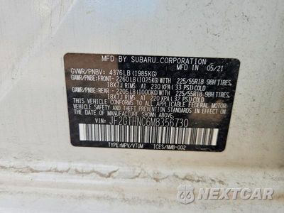 Zdjęcie 12 z 12 samochodu: 2021 SUBARU CROSSTREK LIMITED VIN:JF2GTHNC6M8356730 - miniatura