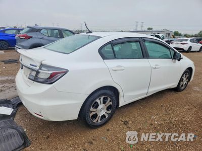 Trzecie zdjęcie samochodu z tyłu: 2014 HONDA CIVIC HYBRID VIN:19XFB4F21EE000155 - miniatura