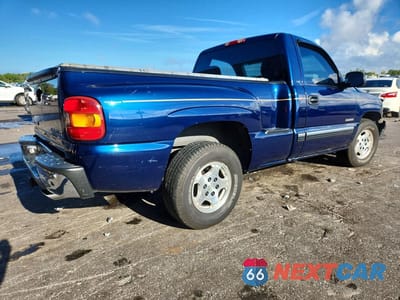 Trzecie zdjęcie samochodu z tyłu: 2000 CHEVROLET SILVERADO C1500 VIN:1GCEC14VXYZ268005 - miniatura