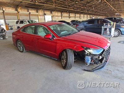 Czwarte zdjęcie samochodu z boku: 2020 HYUNDAI SONATA SEL VIN:5NPEL4JA5LH035121 - miniatura